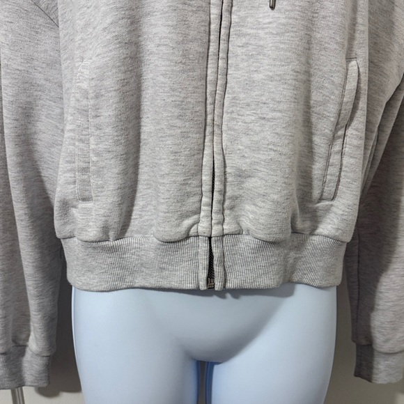 Garage Heather Gray Zip-Up Hoodie - Picture 7 of 16